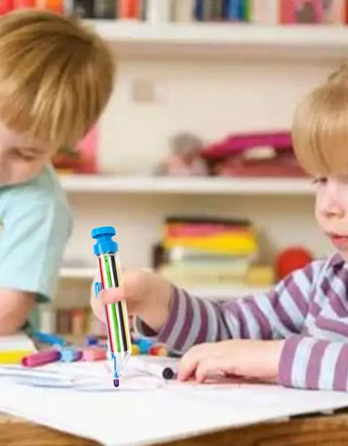 Load image into Gallery viewer, 1Pcs 8 in 1 Multicolor Crayons Creative Push Style DIY Replaceable Oil Pastel Colored Pencil for Kids Graffiti Painting Tools

