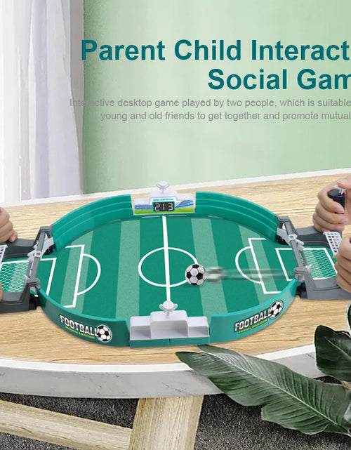 Load image into Gallery viewer, Mini Table Soccer Game Easy Installation Interactive Soccer Game Safe Sturdy Football Parent-Child Game for Children Party Gifts
