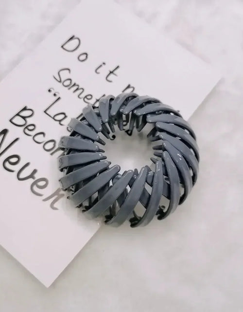 Load image into Gallery viewer, Ponytail Hair Rings Clips Hair Clips Women Bird Nest Shaped Hair Hairpin Simple Magic Lazy Braider Tool Women Hair Accessories
