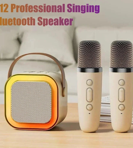 K12 Professional Singing Bluetooth Speaker Columnspeaker High-End Ktv Karaoke Microphone Bluetooth Audio Wireless Mic