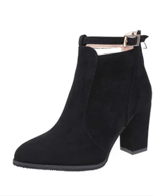 Load image into Gallery viewer, Hot Women Shoes Winter Autumn Spring Casual Women High Heels Pumps Warm Ankle Boots Women Botas Shoes Mujer Zapatos Size34-39
