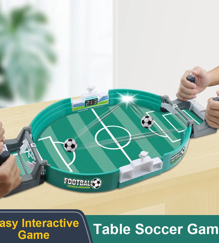 Mini Table Soccer Game Easy Installation Interactive Soccer Game Safe Sturdy Football Parent-Child Game for Children Party Gifts