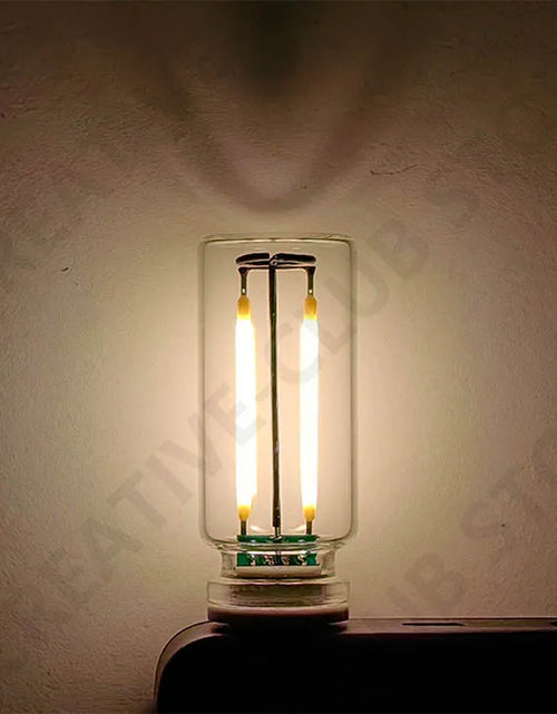 Load image into Gallery viewer, USB Touch Control LED Night Light Atmosphere Light Edison Bulb Incandescent Lamp LED Filament Light Bulb Bedroom Decoration
