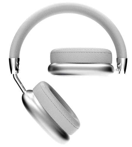 Wireless Headphones Bluetooth,Over Ear Headphones with Microphones for Ios/Android,Silver