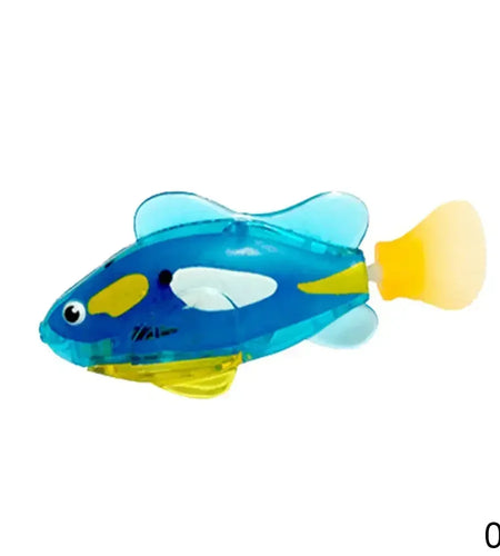 Cat Toys Interactive Robot Fish LED Lighted Water Activated Cat Electric Swimming Fish Toy Kitten Cat Fish Toy with LED Light