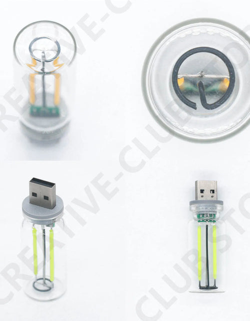 Load image into Gallery viewer, USB Touch Control LED Night Light Atmosphere Light Edison Bulb Incandescent Lamp LED Filament Light Bulb Bedroom Decoration
