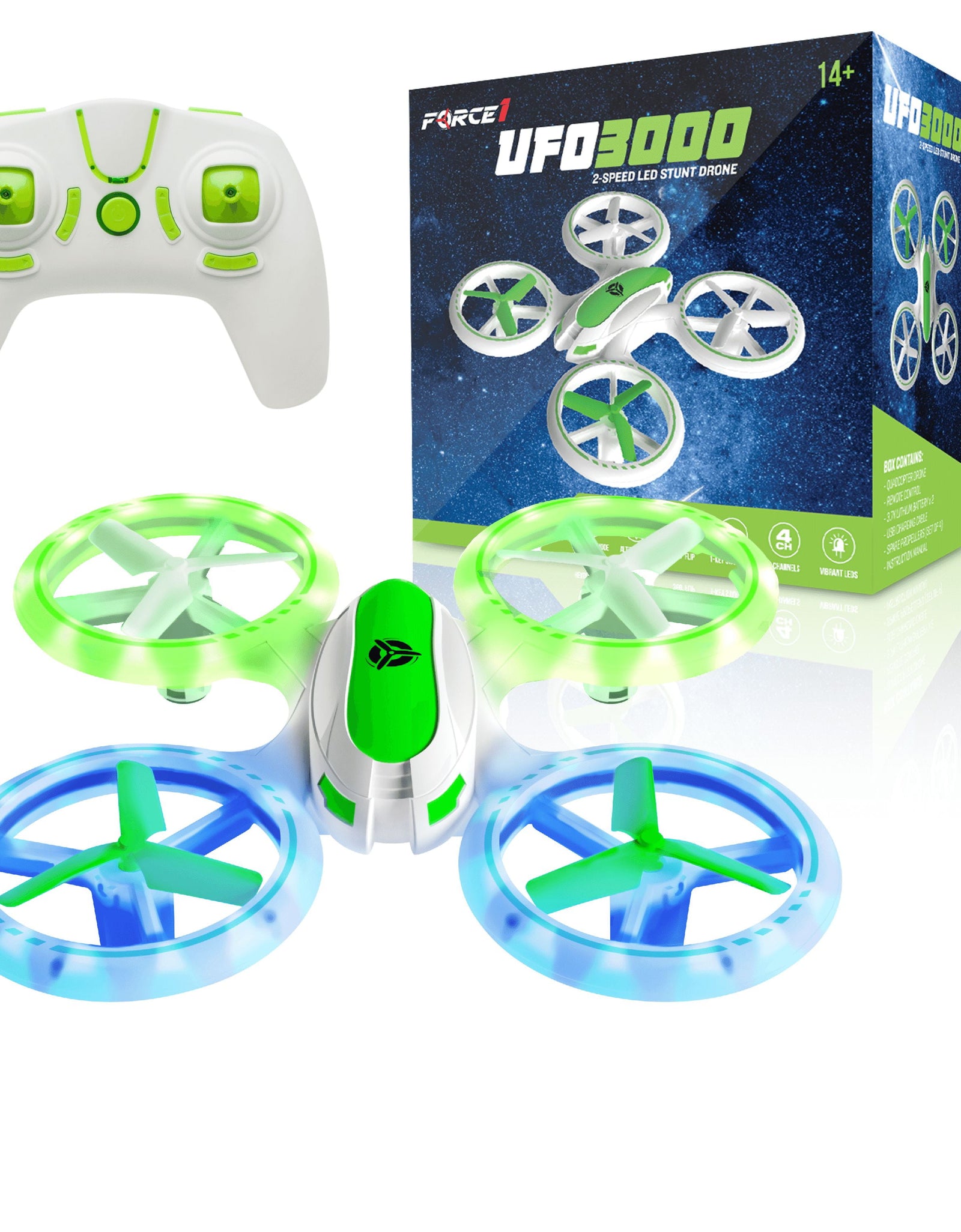 UFO 3000 8" Multicolor LED Drone