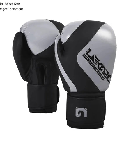 Adult Professional 12Oz Boxing Training Gloves Pu Elastic Boxing Gloves Muay Thai Sanda Fighting Gloves for Men and Women