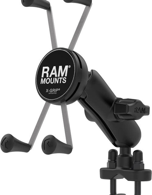 Load image into Gallery viewer, X-Grip Large Phone Mount with Handlebar U-Bolt Base RAM-B-149Z-UN10U with Medium Arm for Motorcycle, ATV/UTV, Bike
