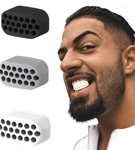 Dropshipping Facial Jaw Exerciser Gym Fitness Ball Jawline Muscle Training Double Chin Reducer Neck Face Slimming Mouth Jawliner