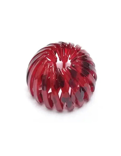 Load image into Gallery viewer, Ponytail Hair Rings Clips Hair Clips Women Bird Nest Shaped Hair Hairpin Simple Magic Lazy Braider Tool Women Hair Accessories
