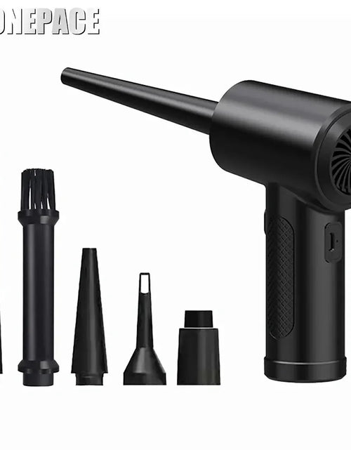 Load image into Gallery viewer, 50000 RPM Compressed Air Duster Cordless Portable Rechargeable Wireless Electric Air Keyboard Electronics Cleaner Dust Blower
