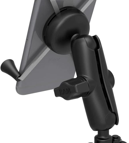 X-Grip Large Phone Mount with Handlebar U-Bolt Base RAM-B-149Z-UN10U with Medium Arm for Motorcycle, ATV/UTV, Bike