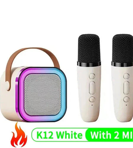 K12 Professional Singing Bluetooth Speaker Columnspeaker High-End Ktv Karaoke Microphone Bluetooth Audio Wireless Mic