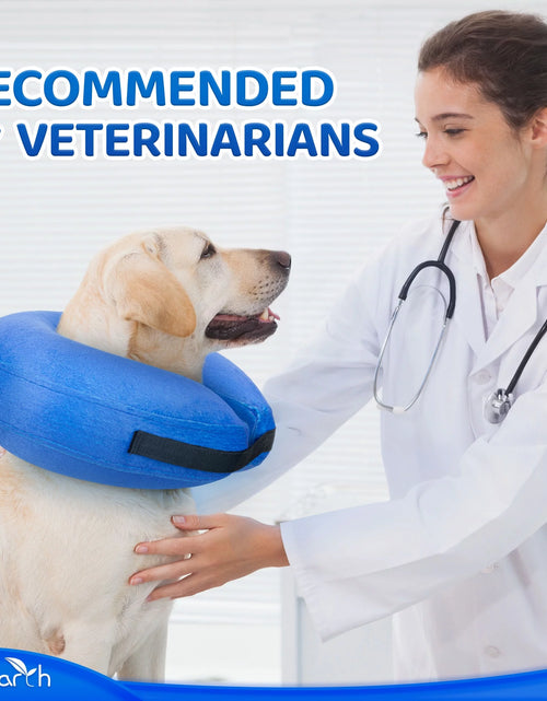 Load image into Gallery viewer, Inflatable Dog Cone (Large), after Surgery Anti-Bite Lick Wound Soft &amp; Comfortable Protective Collar for Cats &amp; Dogs by
