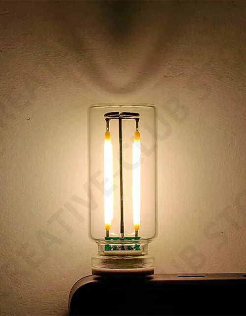 Load image into Gallery viewer, USB Touch Control LED Night Light Atmosphere Light Edison Bulb Incandescent Lamp LED Filament Light Bulb Bedroom Decoration
