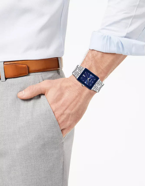 Load image into Gallery viewer, Men&#39;S Futuro Diamond-Accent Stainless Steel Bracelet Watch 31X45Mm, Created for Macy&#39;S
