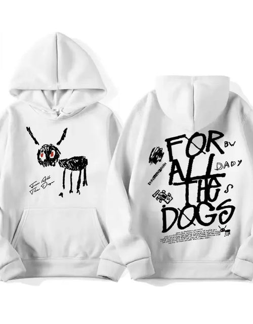 Load image into Gallery viewer, Rapper Drake New Album for All the Dogs Graphic Hoodies Men Women Fashion Hip Hop Pullovers Sweatshirt Vintage Streetwear Hoodie
