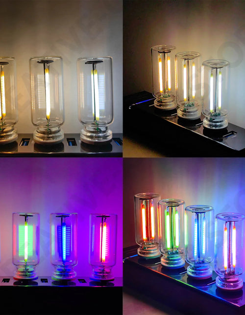 Load image into Gallery viewer, USB Touch Control LED Night Light Atmosphere Light Edison Bulb Incandescent Lamp LED Filament Light Bulb Bedroom Decoration
