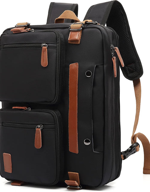 Load image into Gallery viewer, 3 in 1 Laptop Backpack, 17.3 Inch Computer Bags for Travel Bussiness School Men Women, Black
